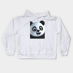 Panda Funny with Cute Smile Kids Hoodie